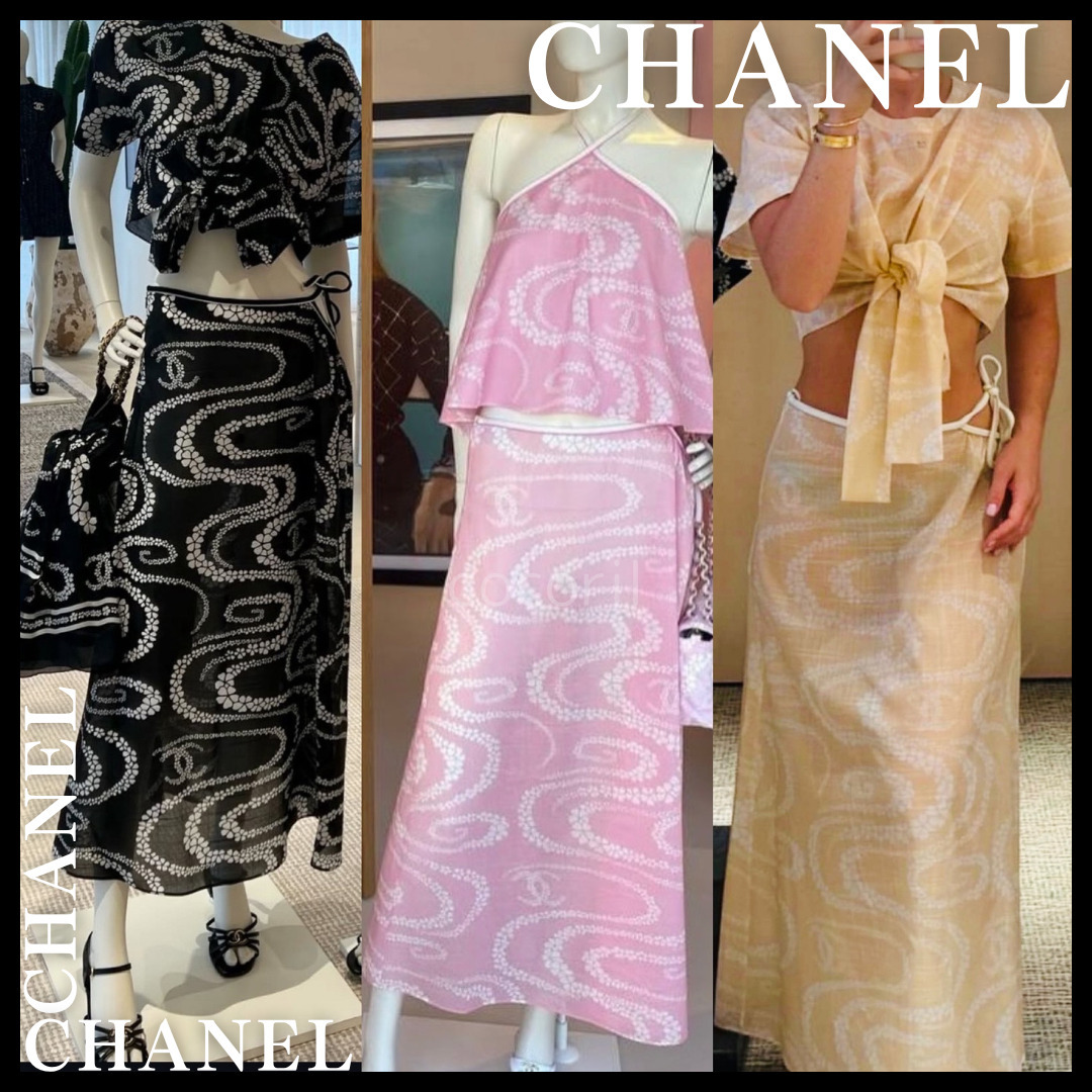 25ココビーチ【夏にぴったり！】◆CHANEL◆ロングスカート