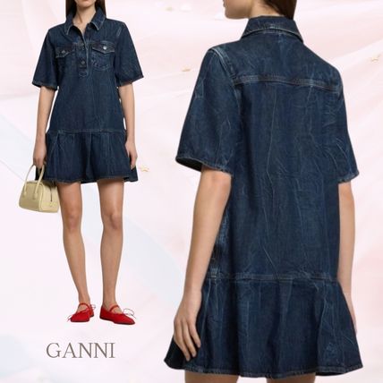 【Ganni】かわいい♪デニムミニドレス