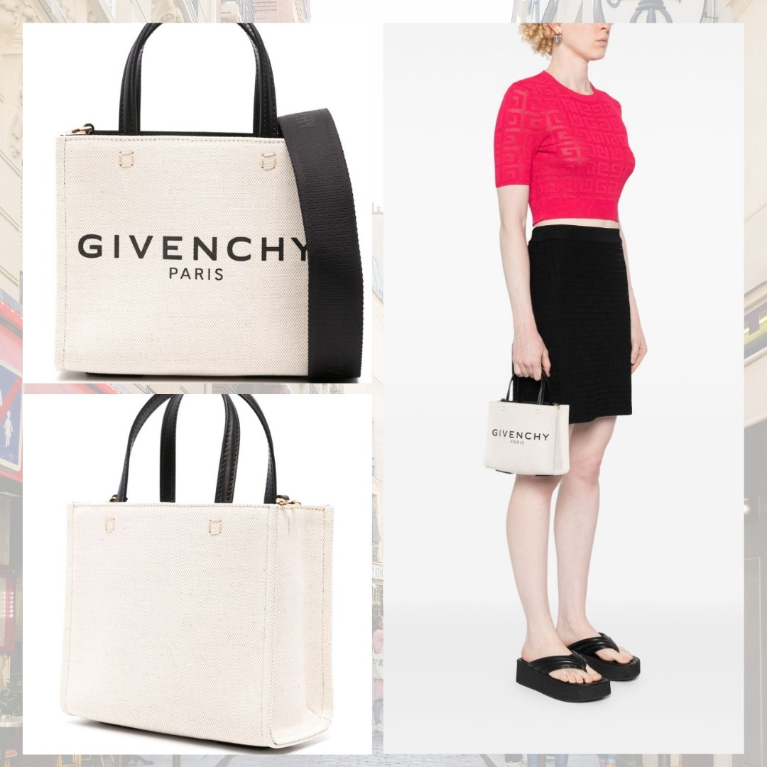 関税込 GIVENCHY LOGO ミニ トートバッグ