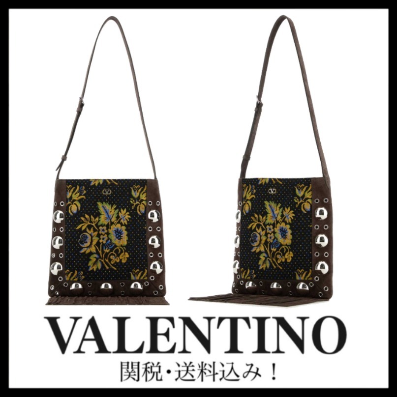 ＊VALENTINO＊ジャカードファブリック ショルダーバッグ