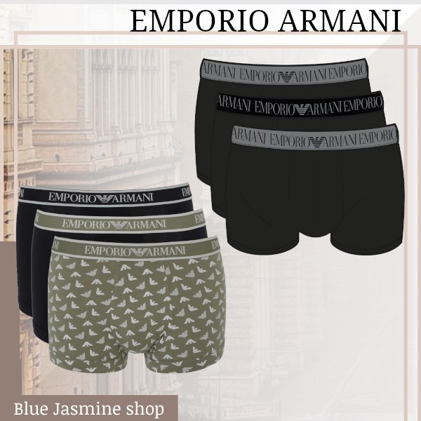 【関税無】 Emporio Armani / Core 3 Pack ボクサーショーツ