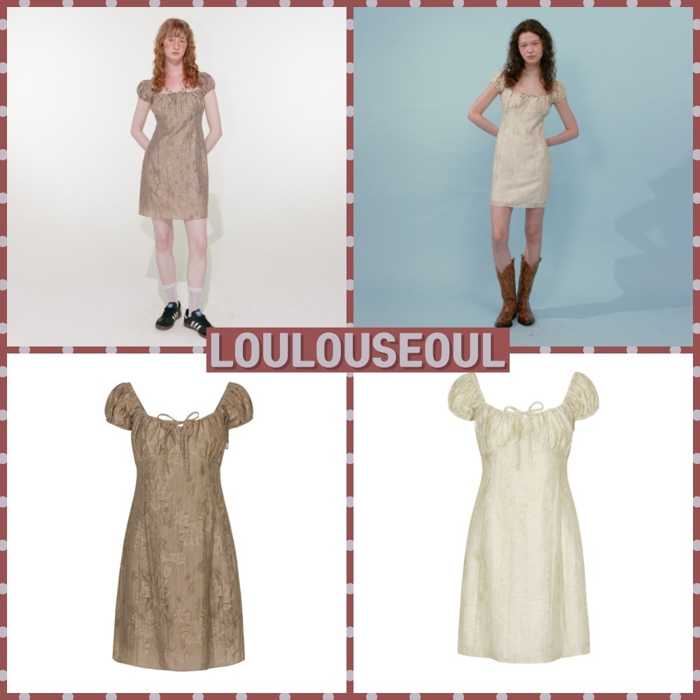 【LOULOUSEOUL】 ★Muddy Baby Dress ☆ミニワンピース