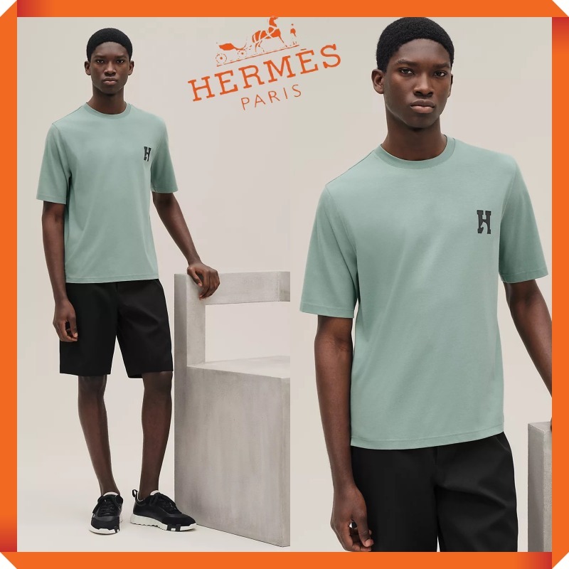 新作★HERMES★Tシャツ《H’Cheval/H シュヴァル》コットン