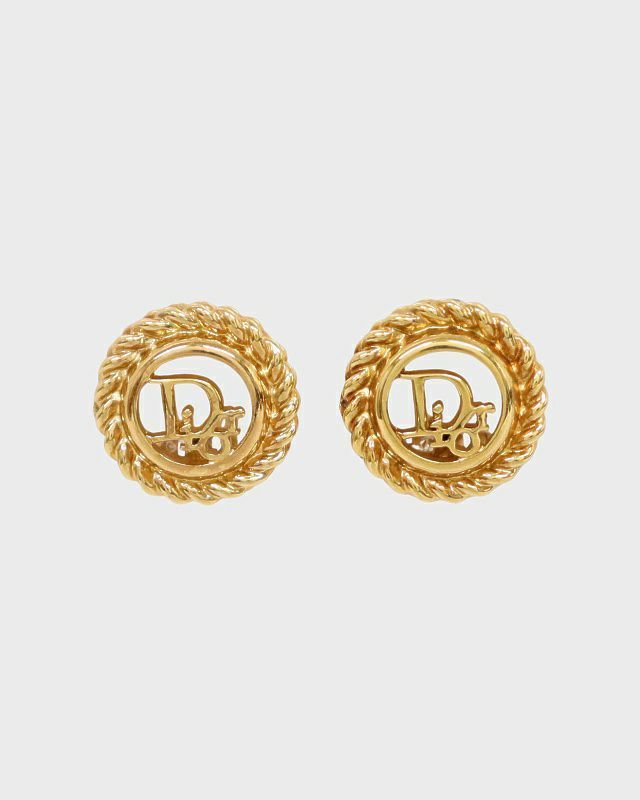 DIOR ロゴツイストイヤリング