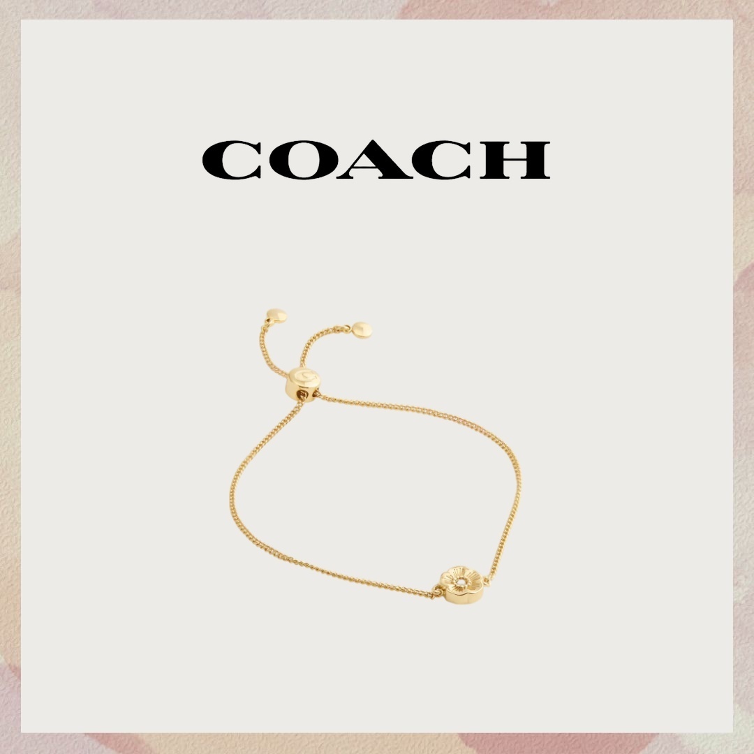 【COACH】ティー ローズ スライダー ブレスレット