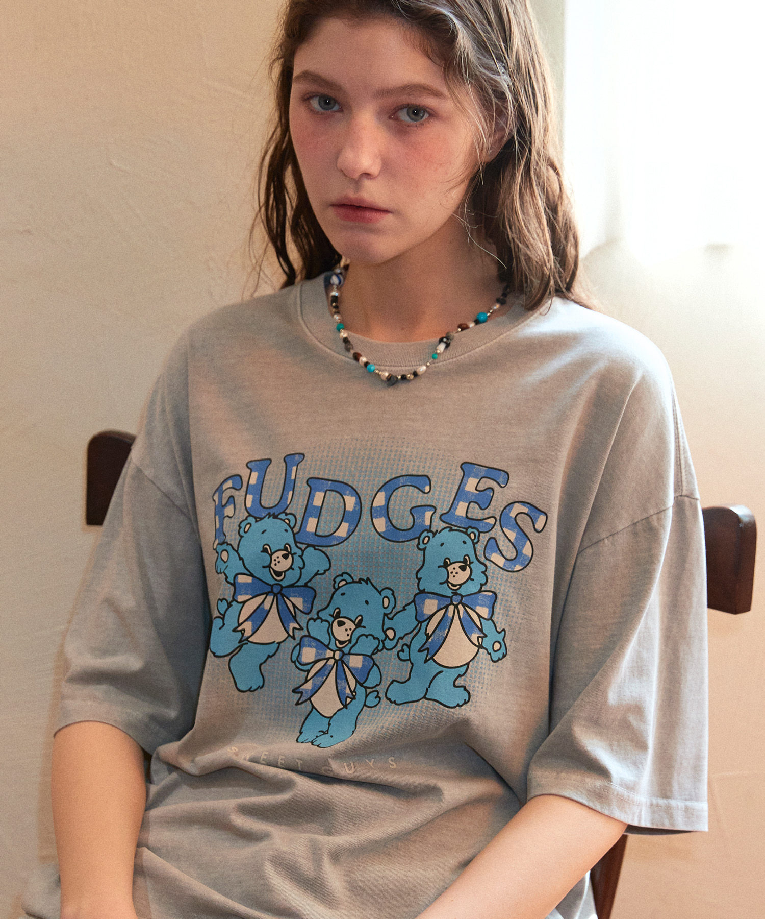 【CPGN】Fudge Bear Pigment 半袖T 2色