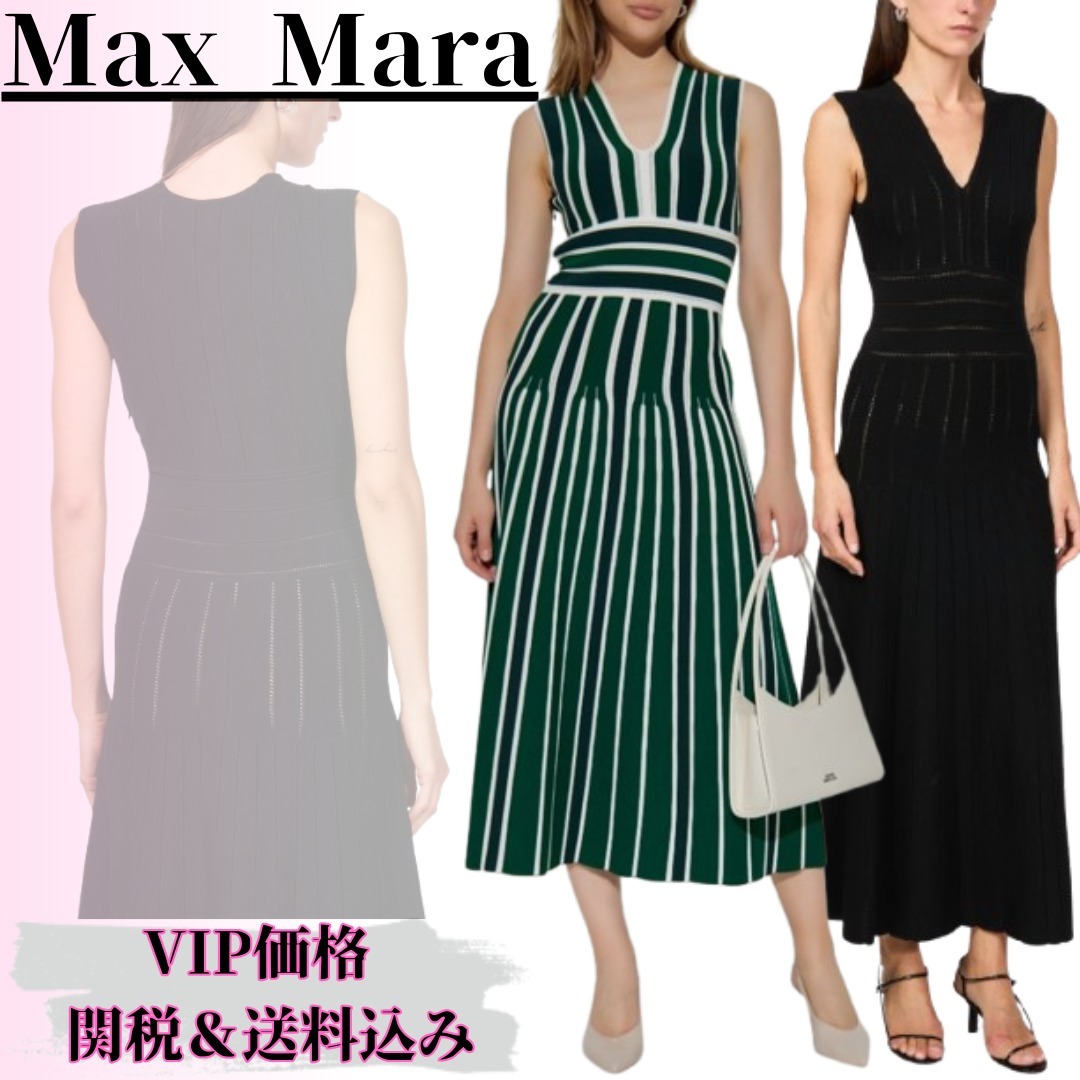 ◆25FW◆関送込【MAX MARA】TALLONE*ビスコースニット*ドレス