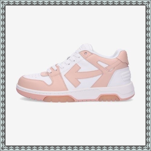 ★Off-White★ Out of Office Sneakers White Pink OWIA259S23LE
