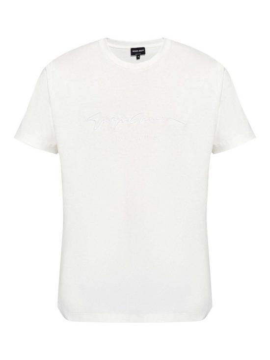 Tシャツ・カットソー GIORGIO ARMANI Men T Shirts 6GSM90SJRQZU0006 White