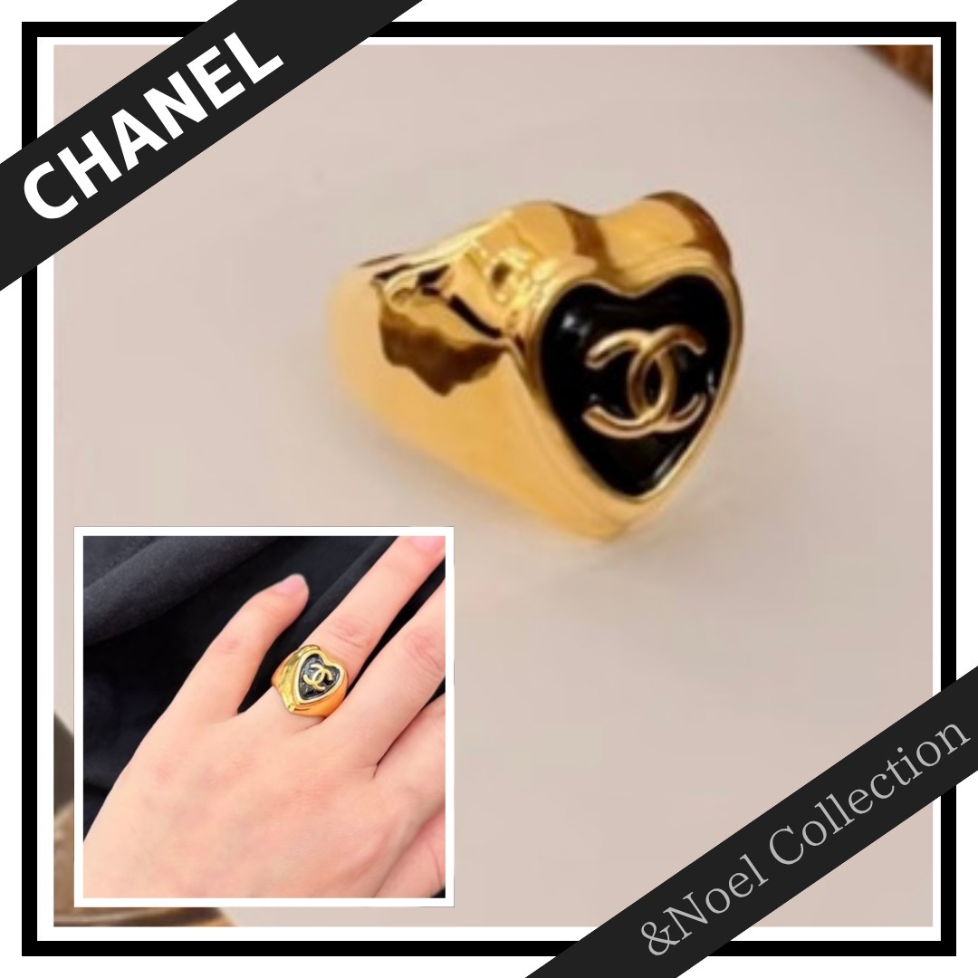 【25A♢揃えたい！ハート×CCロゴ】CHANEL *指輪 リング