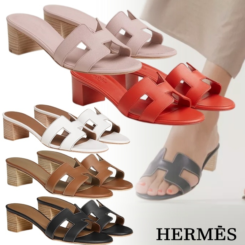 HERMES エルメス 定番 オアシス サンダル ヒール高5cm