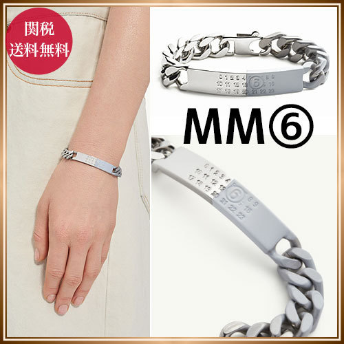MM6 Maison Margiela チェーン ブレスレット ナンバリングロゴ