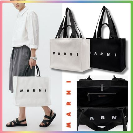 【関税込】人気◆MARNI マルニ◆ロゴ キャンバス トートバッグ キャンバス MARNI(マルニ) トートバッグ(メンズ) - 海外通販のBUYMA