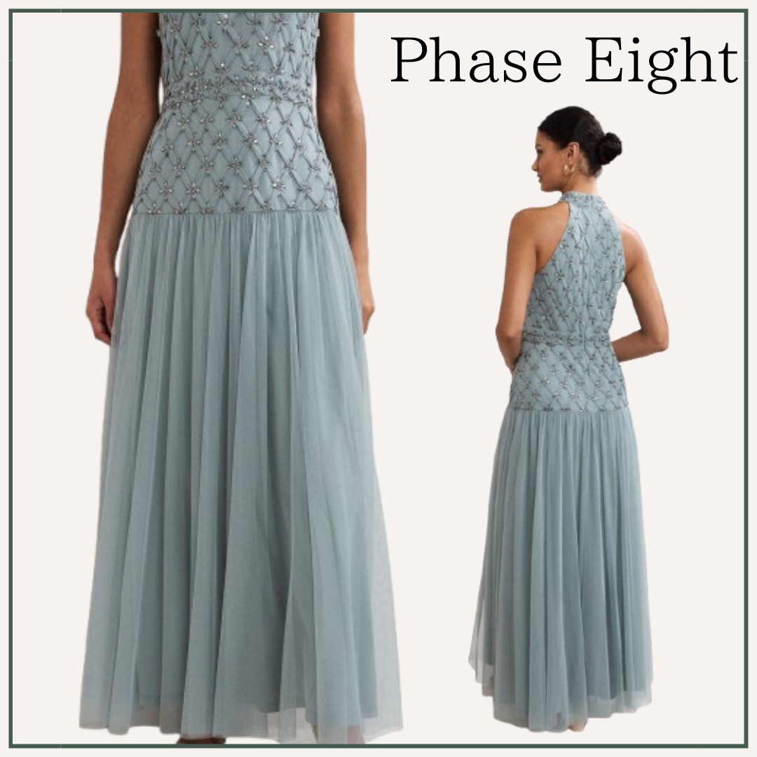 【エレガント】Phase Eight / ノーラ スパンコール ドレス