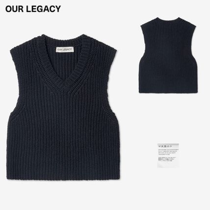【多様なコーデに】OUR LEGACY リバーシブル シアリング ベスト OUR LEGACY(アワーレガシー) ベスト・ジレ(メンズ) - 海外通販の