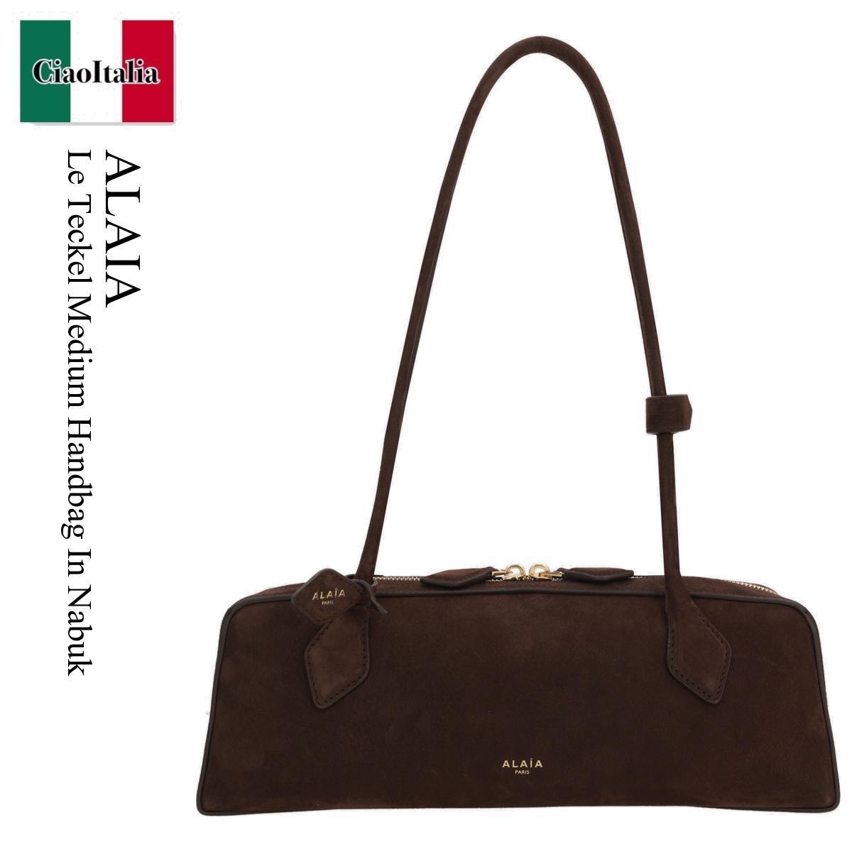 ハンドバッグ Alaia Le Teckel Medium Handbag In Nabuk