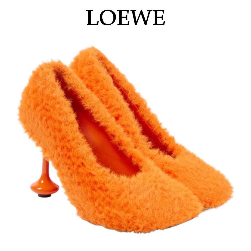 【Loewe】トイ90フェイクシアリングパンプス
