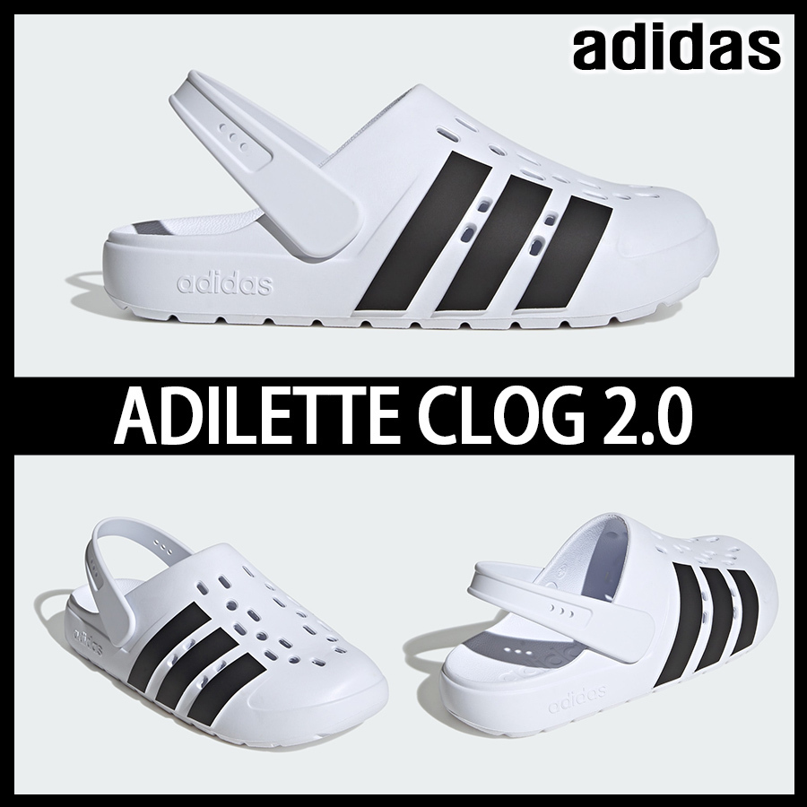 ★adidas★ADILETTE CLOG 2.0 アディレッタクロッグ★追跡可