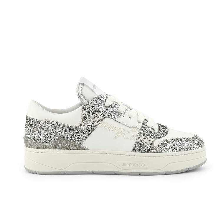 【JIMMY CHOO】Florent/F-Ogjs-Silver スニーカー★関税送料込み