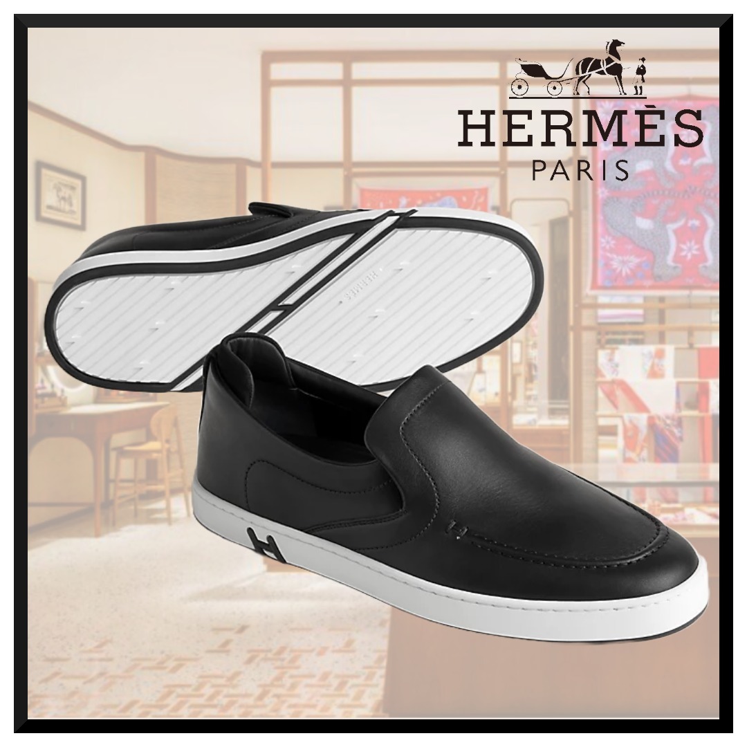 ♪売切必至♪HERMESスリッポンスニーカー