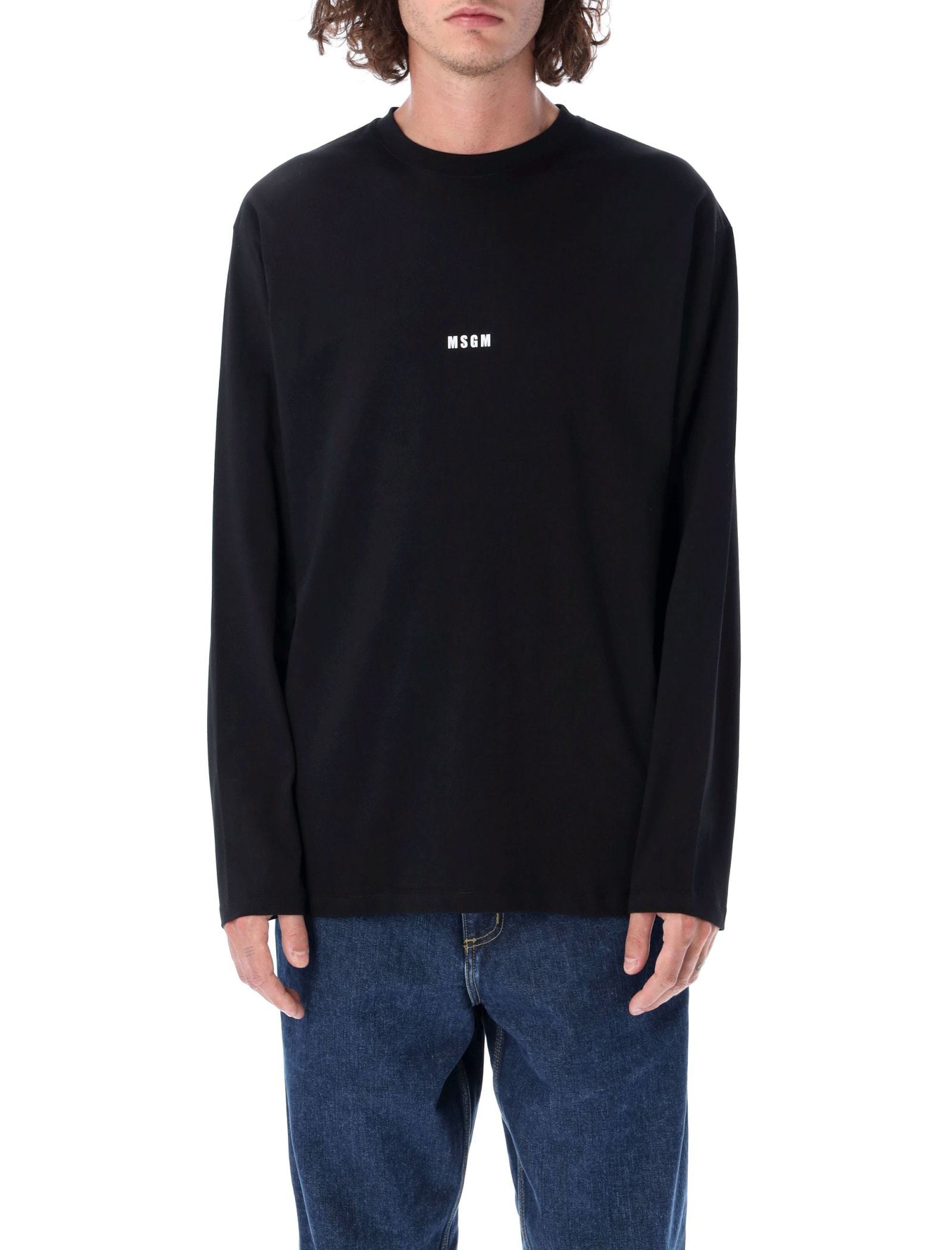 【送料&関税込】MSGM Small Logo Long Sleeve T-shirt