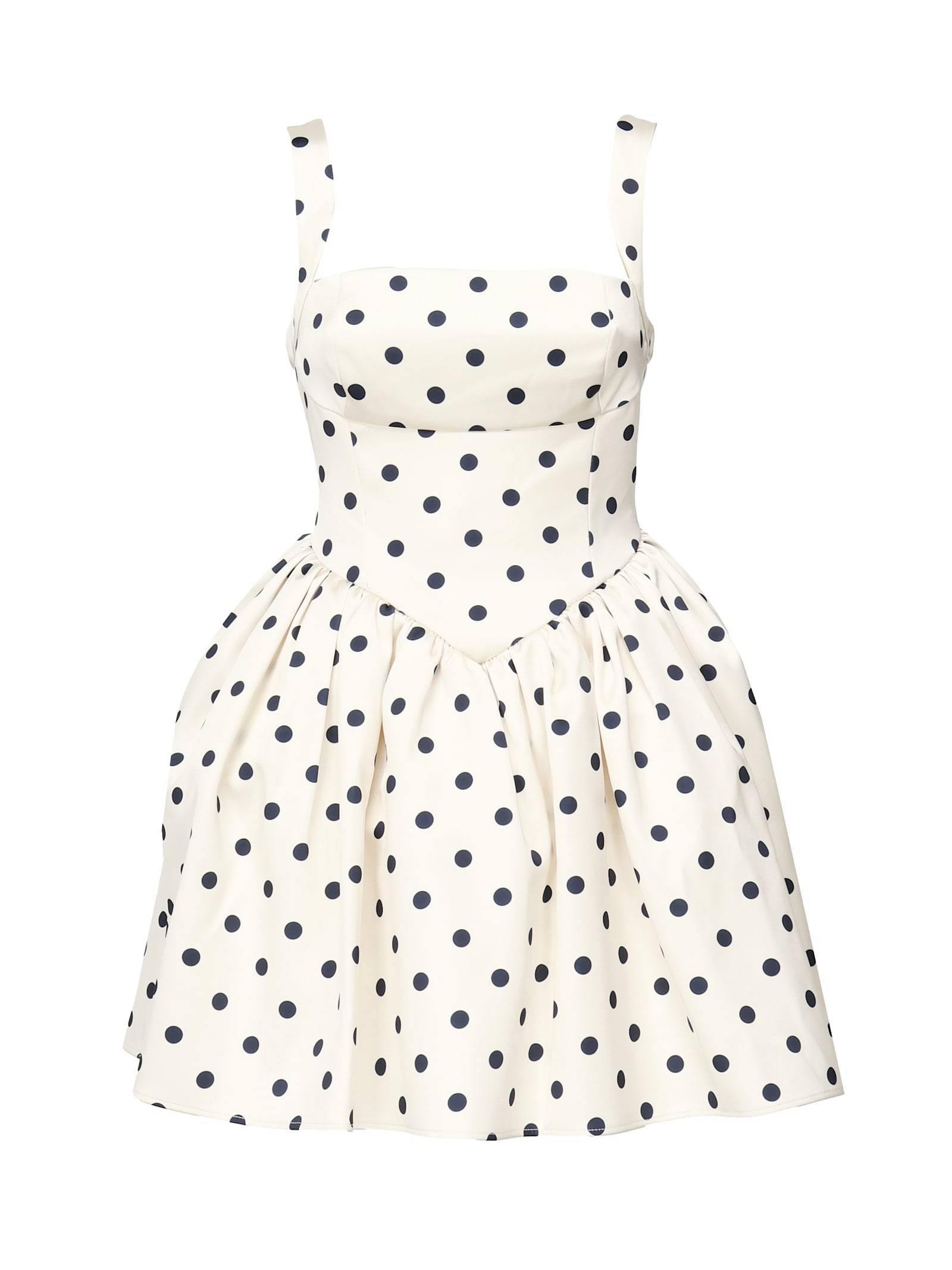【送料&関税込】self-portrait Polka Dot Satin Mini Dress