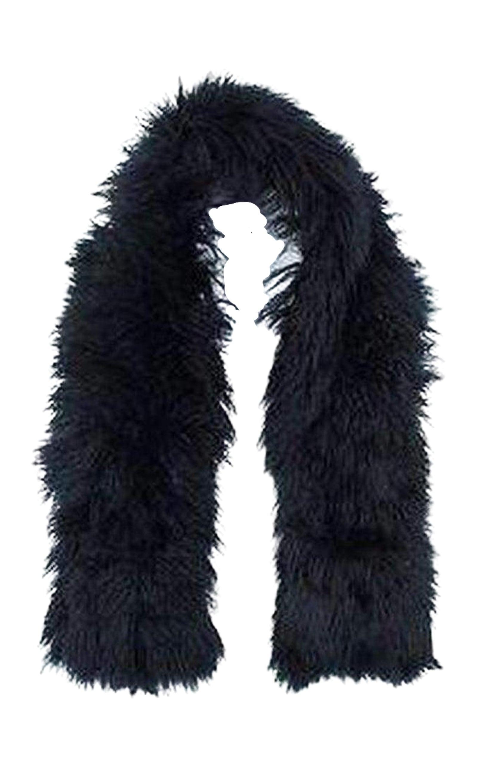 スカーフ Pacifist military design Long Hair Sheepskin Scarf