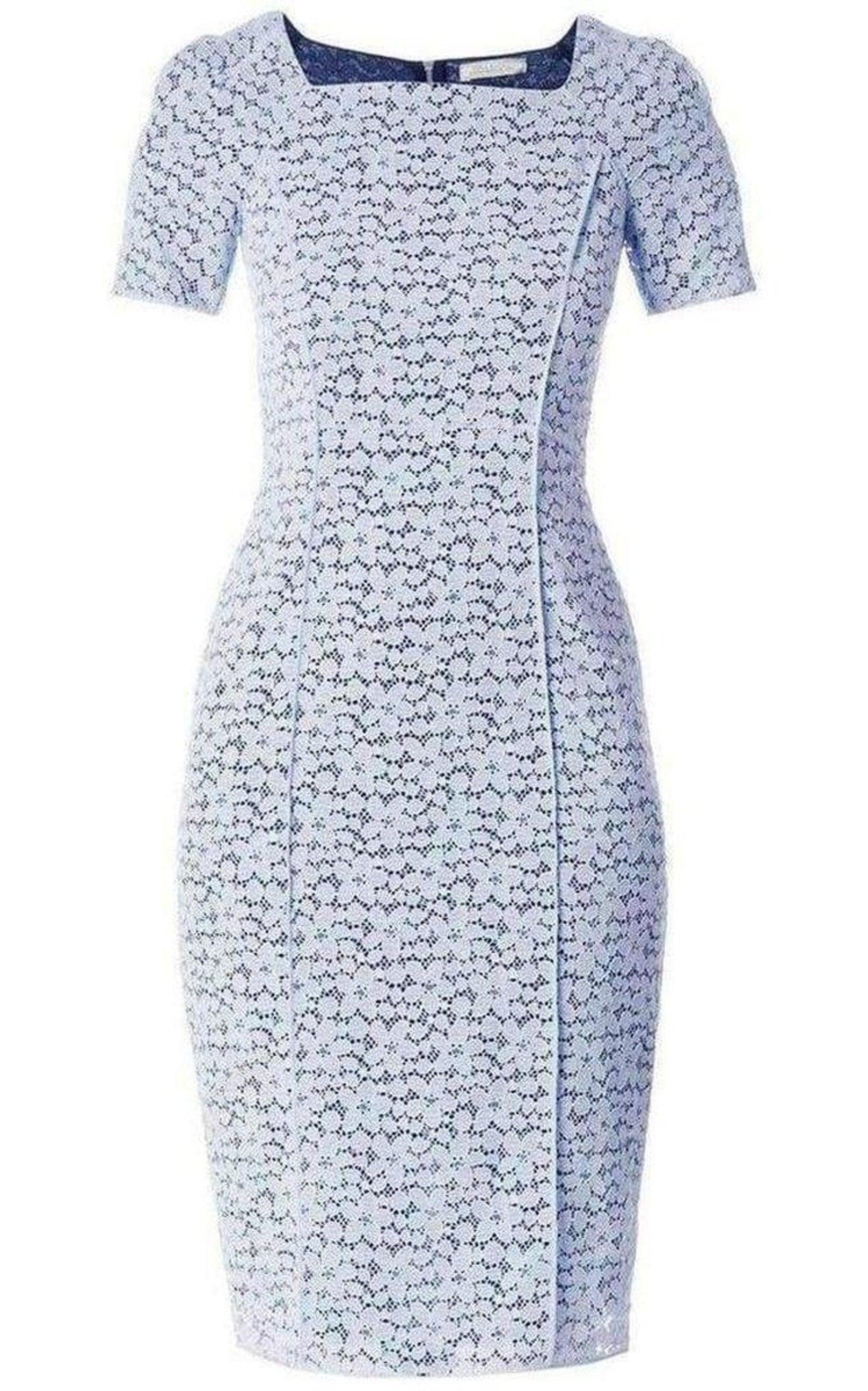 パーティードレス Lace Elbow Sleeve Fitted Dress