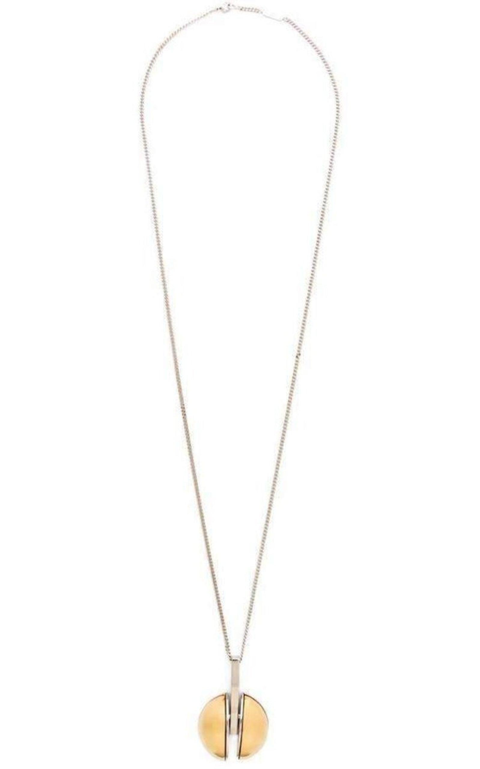 ネックレス・ペンダント Two Tone Golden Pendent Necklace