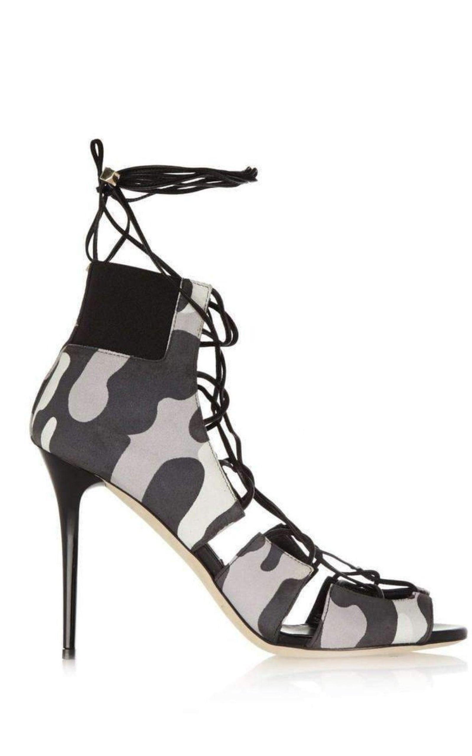 サンダル・ミュール Myrtle 100 Camouflage Print Nubuck Sandals