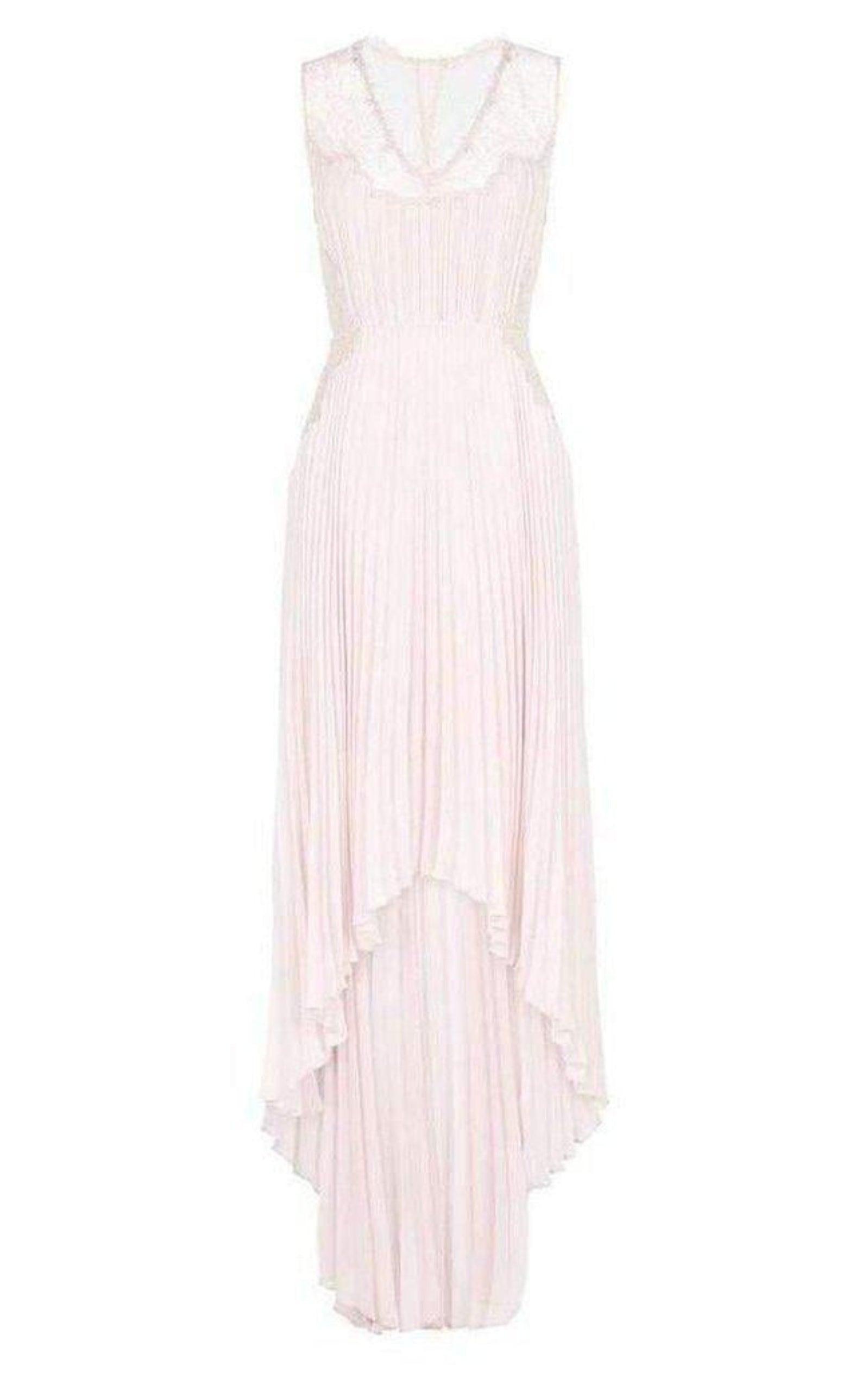 パーティードレス Angelea Pleated High Low Dress
