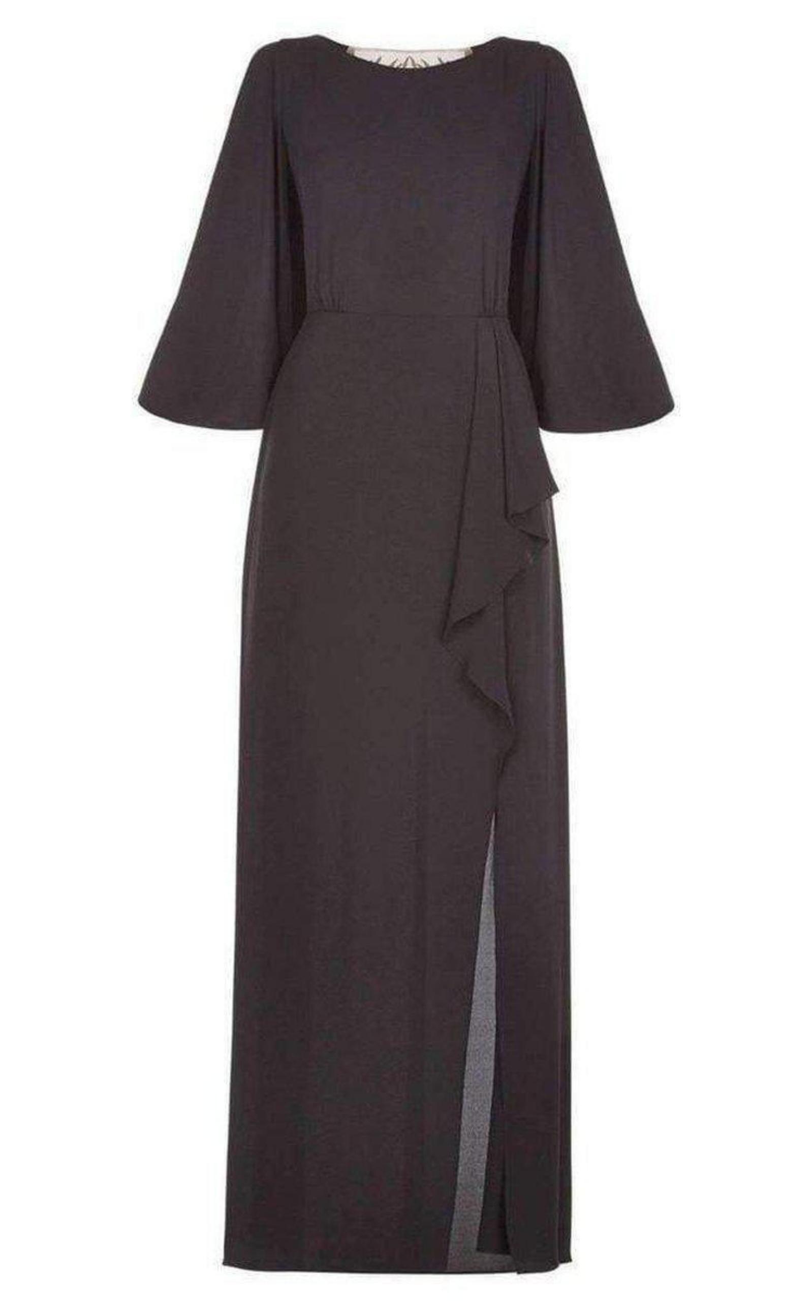パーティードレス Rayah Sequin Embroidered Draped Gown