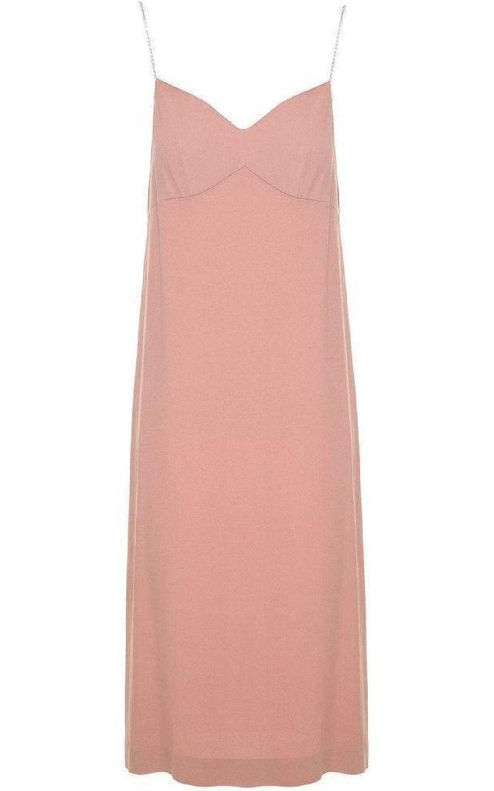 パーティードレス Crystal-embellished Crepe dress