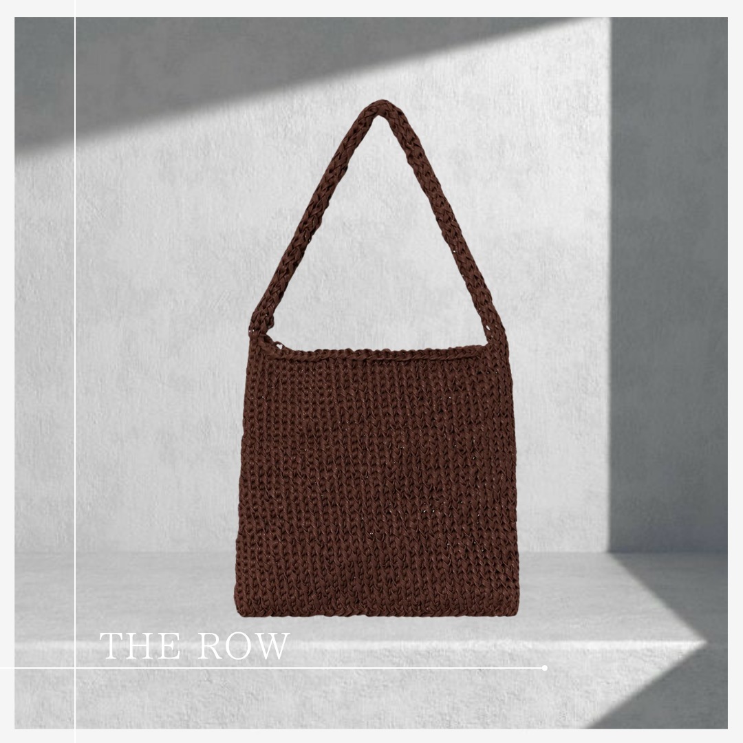 究極のリュクス【THE ROW】LargeDidionコットンショルダーバッグ