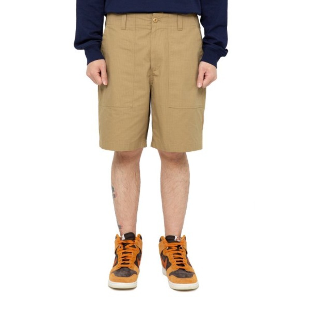 ハーフ・ショートパンツ LMC LMC RIPSTOP FATIGUE SHORTS brown 0LM21SPT020BRW