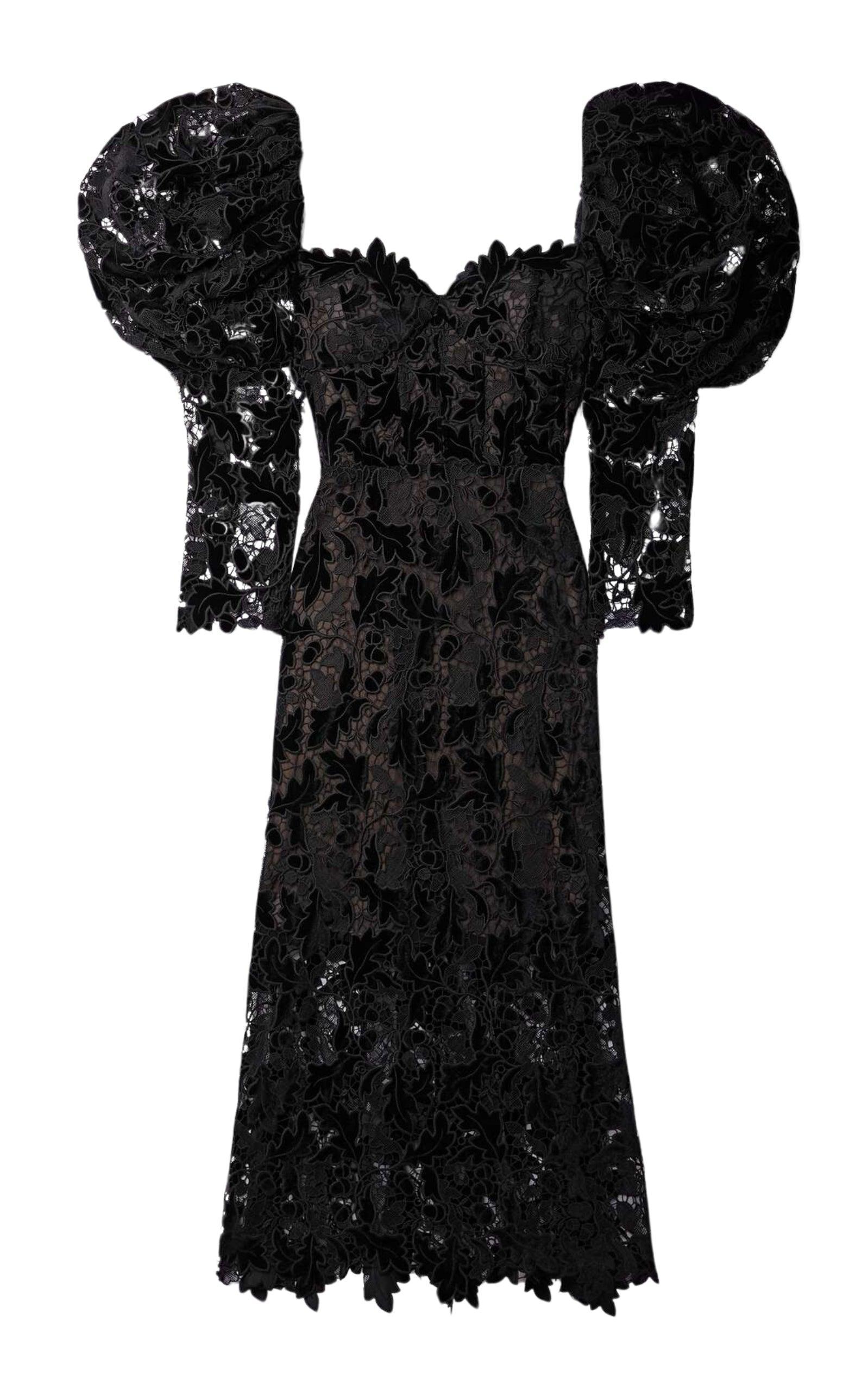 パーティードレス Guipure Lace Midi dress