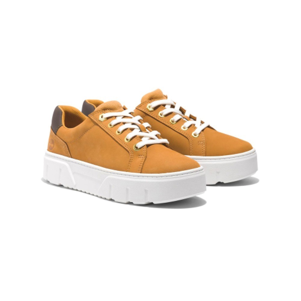 ■Timberland■ Women's Laurel Court Sneakers Wheat Brown TB0