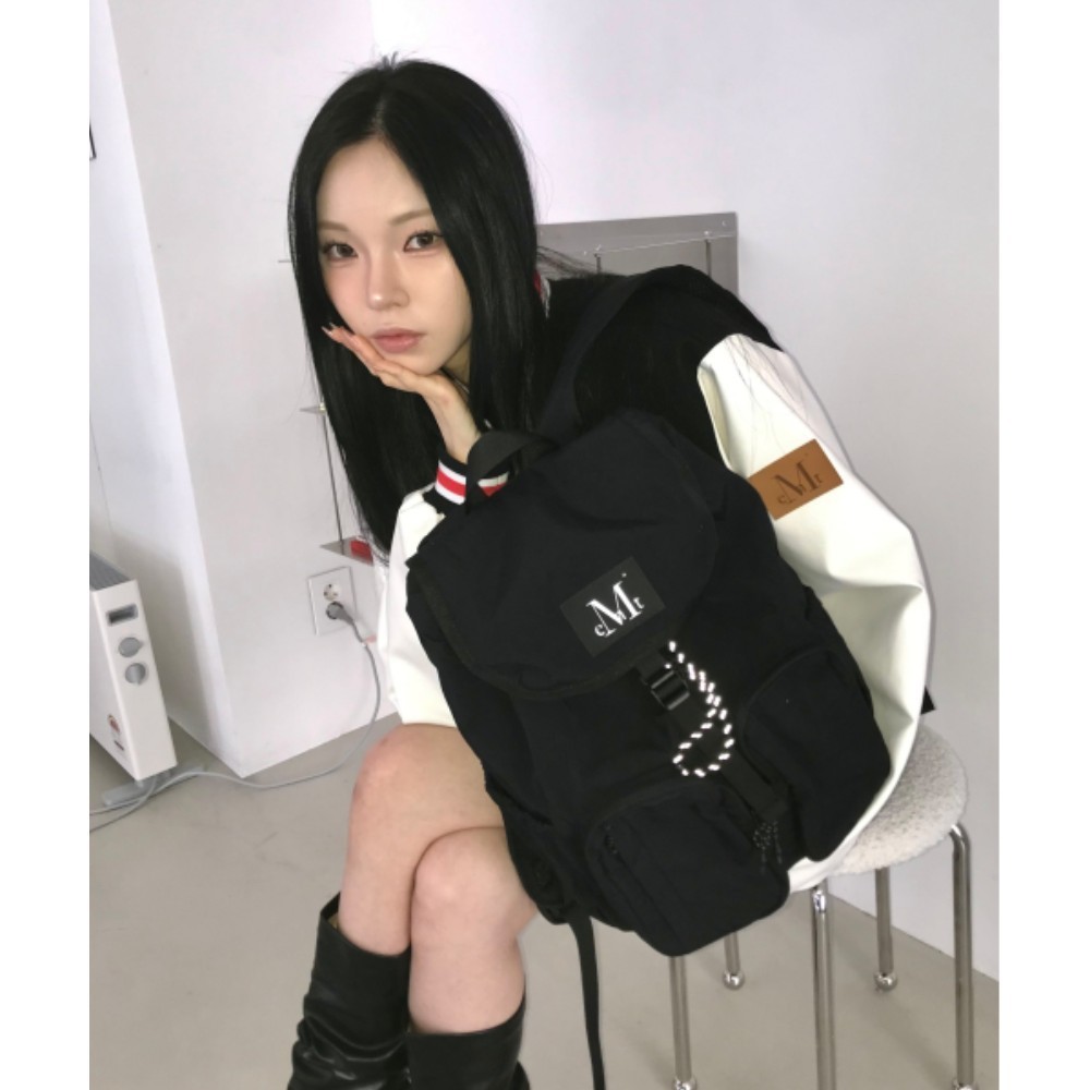 ■MUCENT■ Plan 2 Pocket Nylon Big Backpack Unisex P00000US