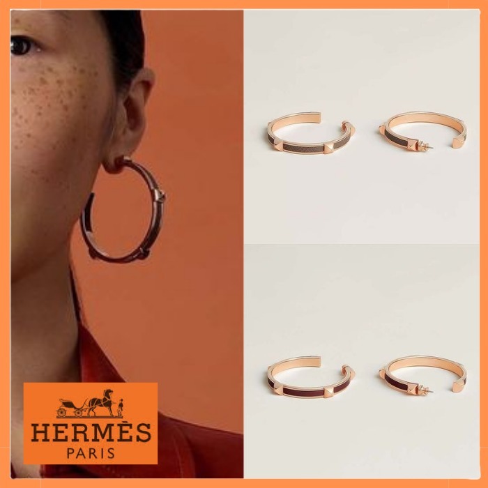 【上品な美しさ☆】HERMES アテナ GM ピアス