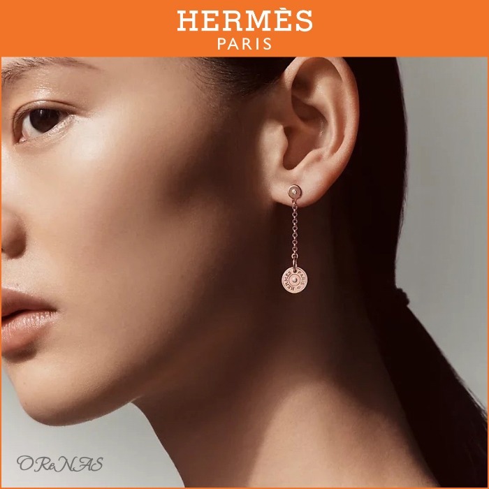 【女性らしさアップ♡】HERMES ピアス《ガンバード》