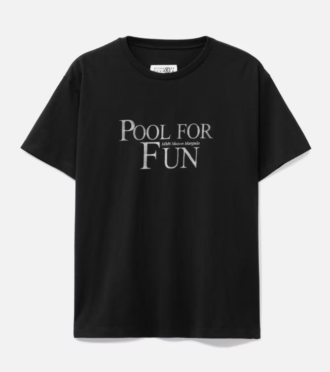 MM6 Maison Margiela 関税込 「プール・フォー・ファン」Tシャツ