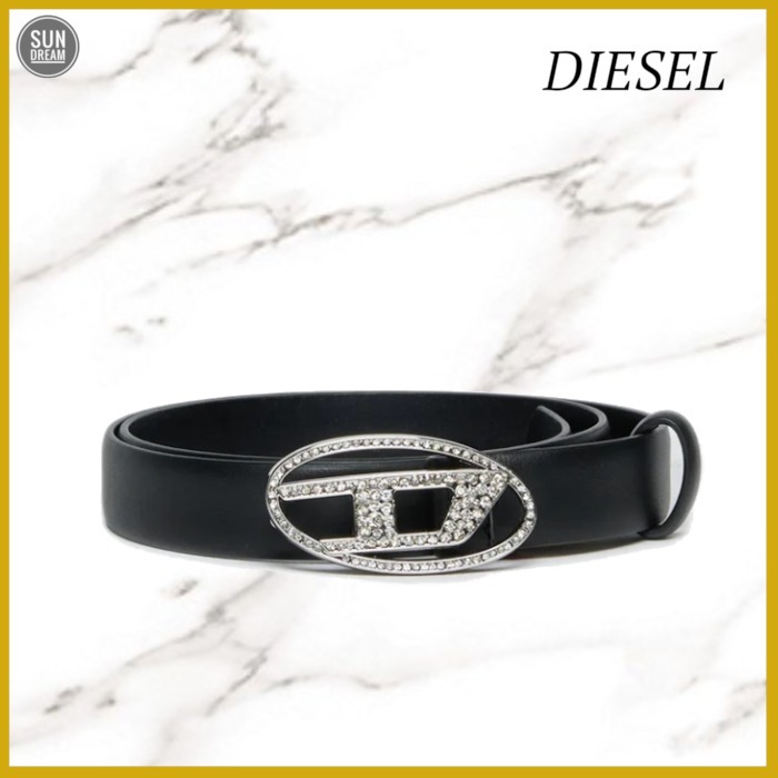 DIESEL 大人もOK ! ロゴバックルベルト