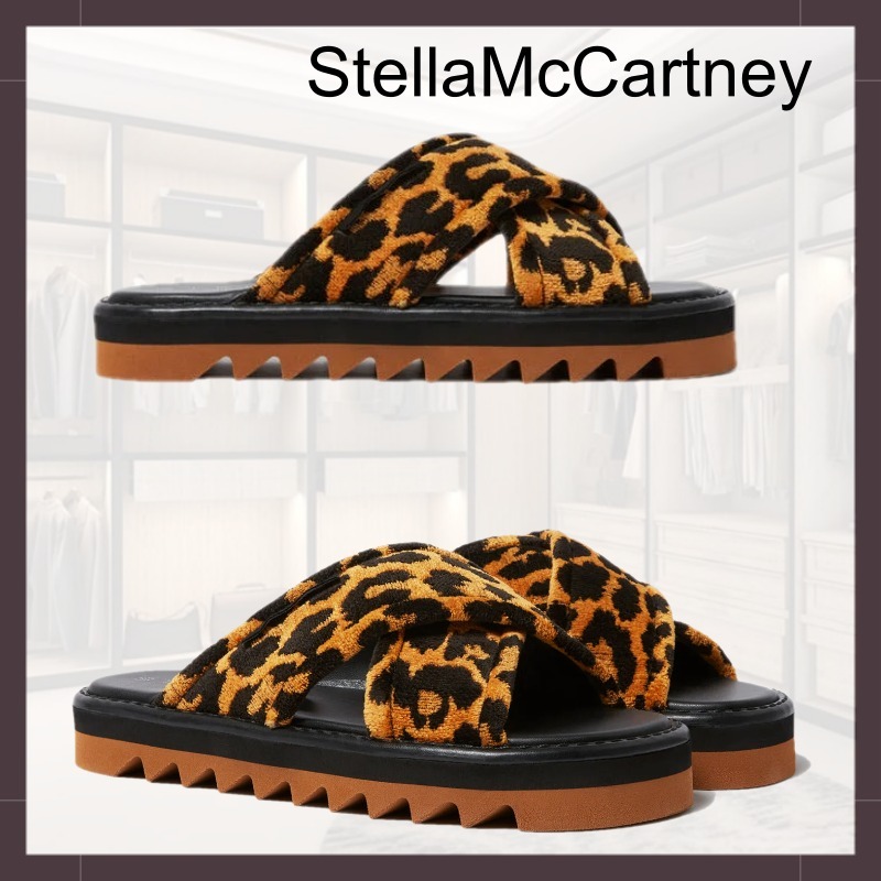 STELLAMcCARTNEY★Elyse スニーク レオパード ケーブル サンダル