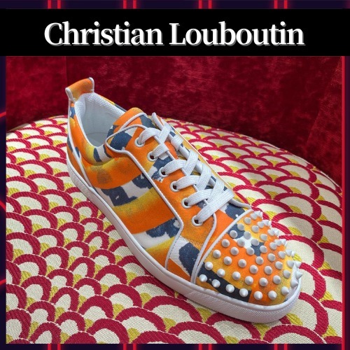 Christian Louboutin◆Louis Junior Spikes スニーカー