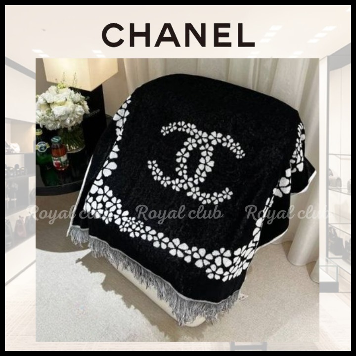 《シックな大人デザイン♪》CHANEL バスタオル