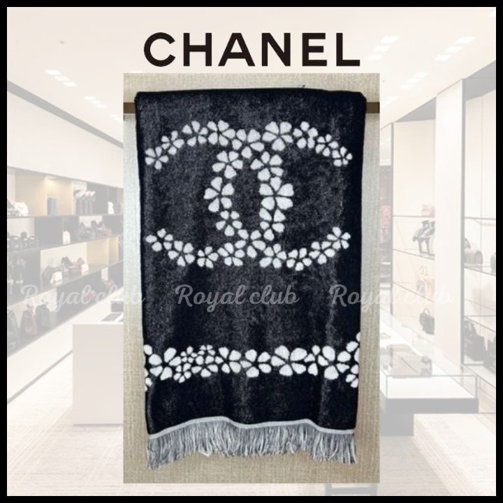 《シックな大人デザイン♪》CHANEL バスタオル