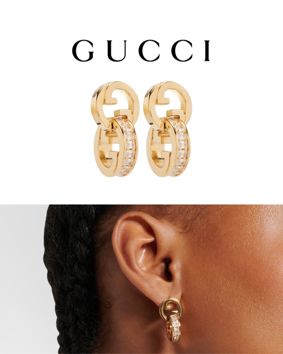 【関税送料込】GUCCI ブロンディピアス
