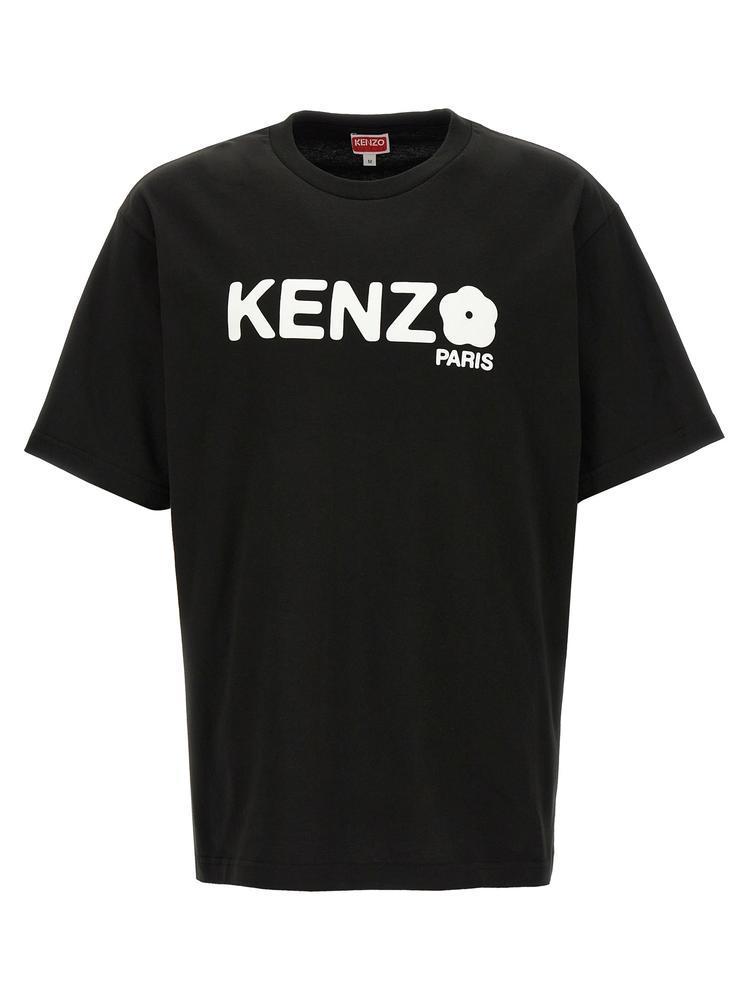 【KENZO】 ケンゾー ボケフラワー ロゴ Tシャツ 黒 海外限定