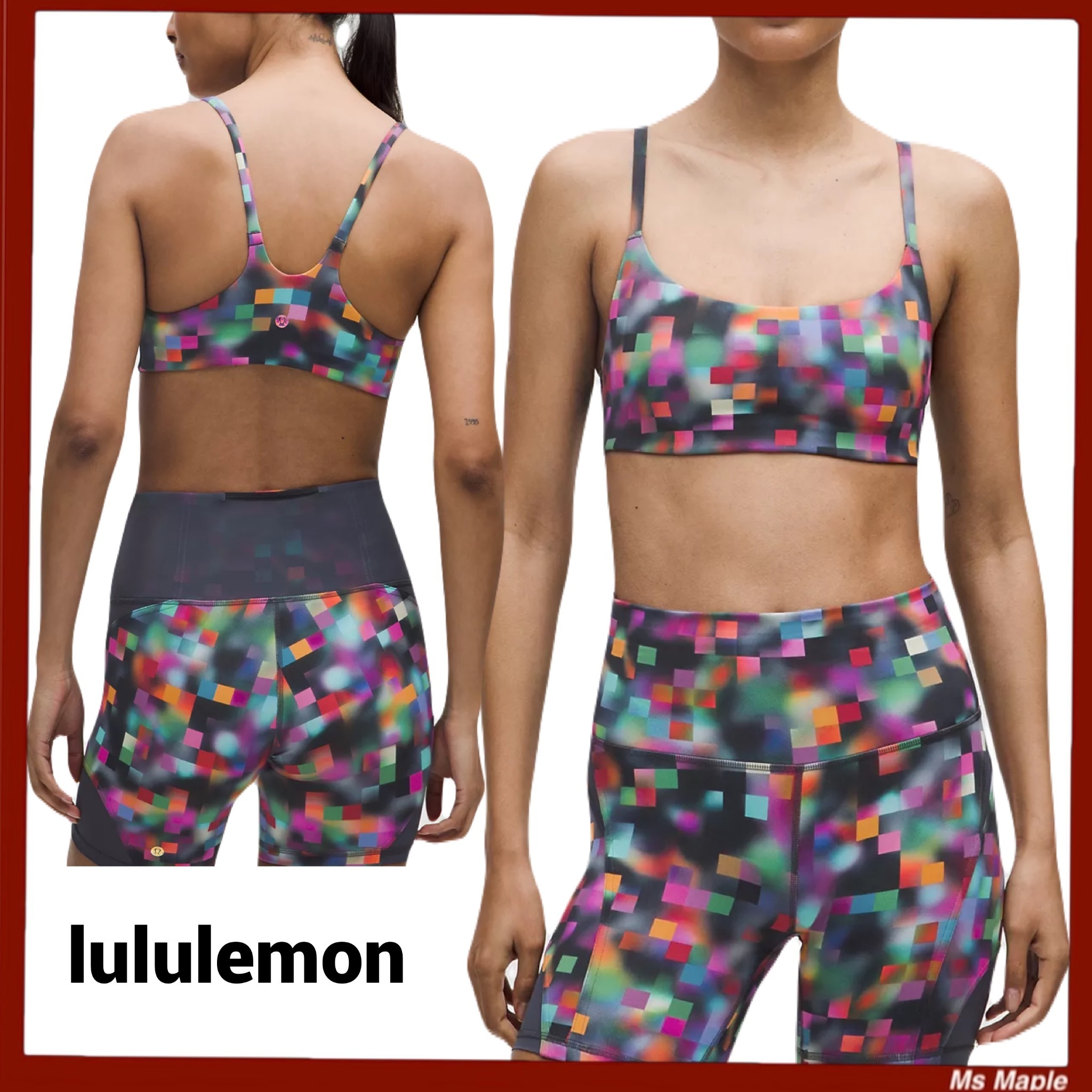 A/Bカップ☆軽量で速乾性◎【lululemon】ナローストラップブラ