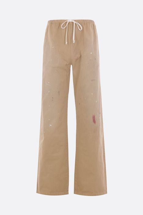 パンツ Mm6 Straight-Leg Trousers In Gabardine